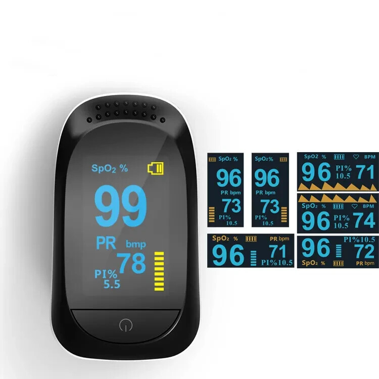 OLED Finger Pulse Oximeter Heart Rate Spo2 Monitor Blood Oxygen Meter Sensor