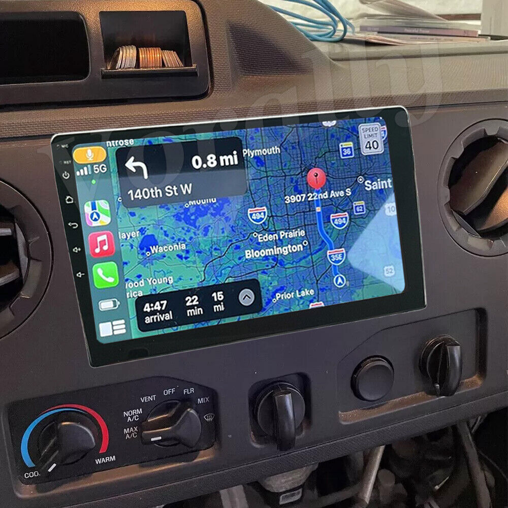 10" For 2009-2013 Ford E150 E250 E350 Apple Carplay Android 13 Stereo Radio GPS