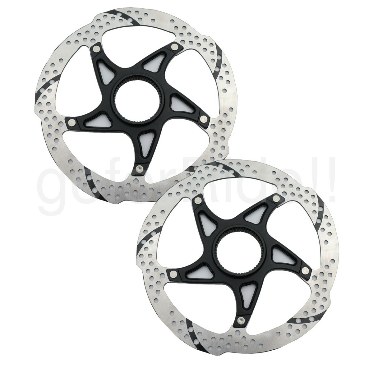 2x TRP 25 Disc Brake Rotor - 160mm Center Lock Silver/Black