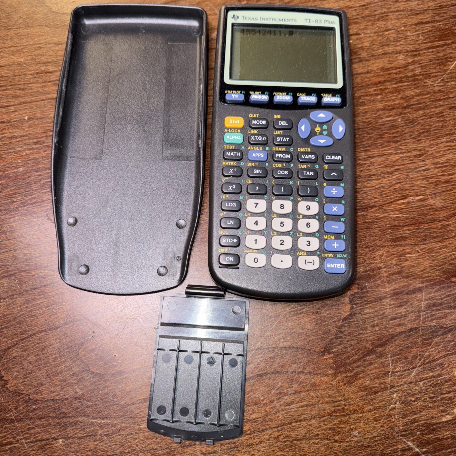 Texas Instruments TI-83 Plus Graphing Calculator W/Sliding Cover Tested Working