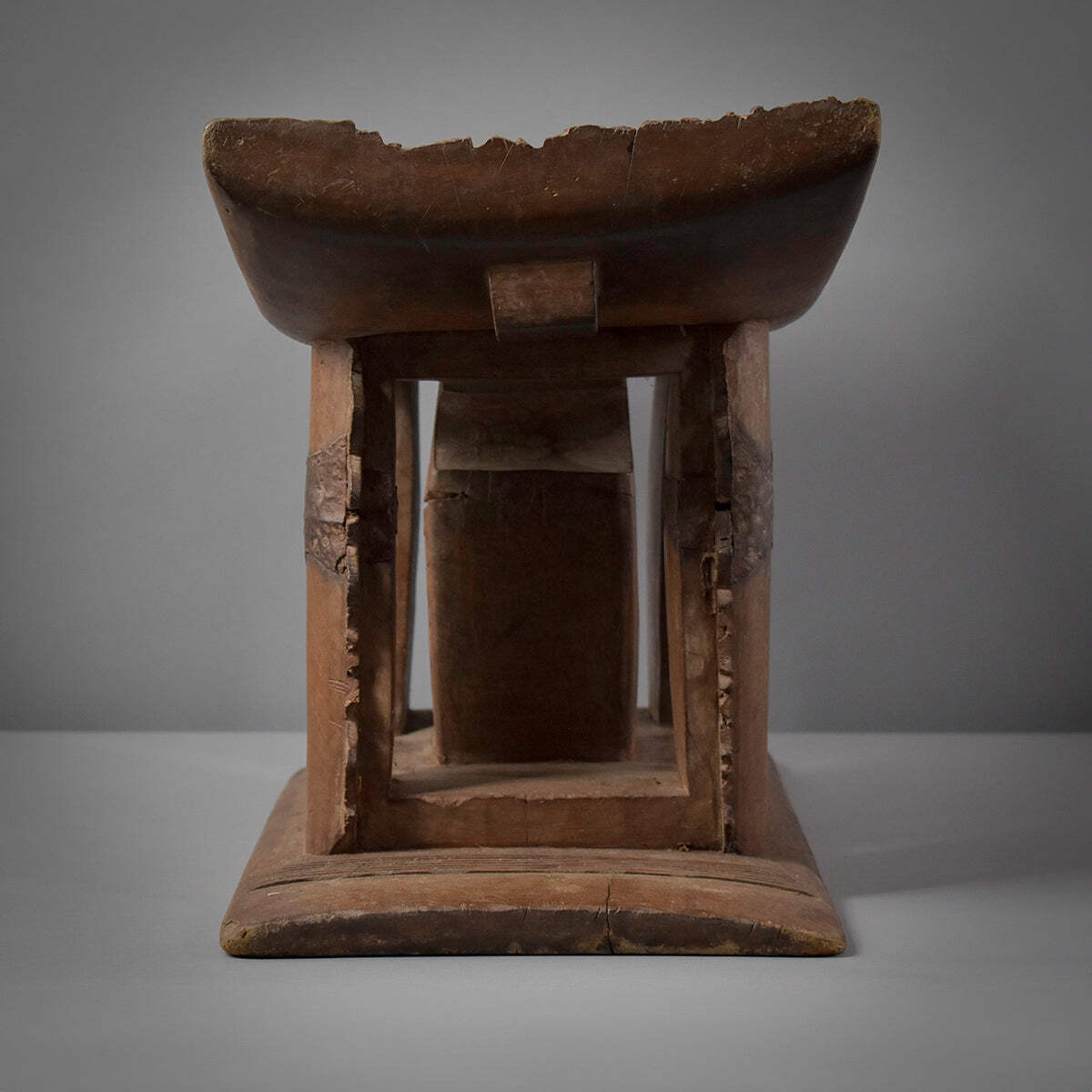 Asante Dwa Wood Stool Throne Ghana