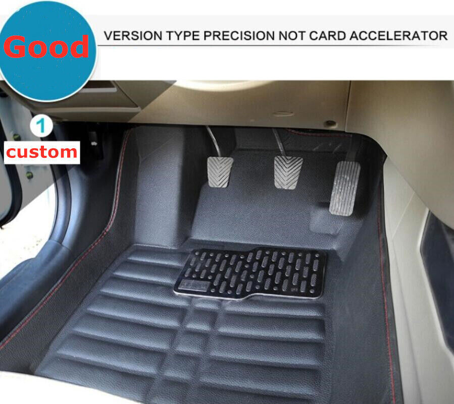 for 2007-2017 Toyota Camry Car Floor Mats Front & Rear Liner Leather Pad Black