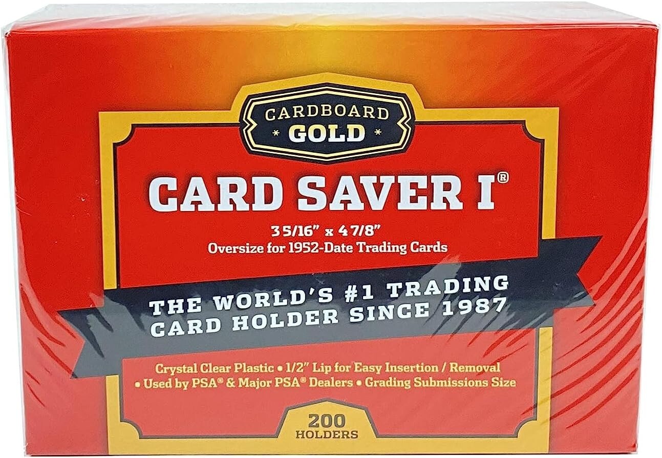 500ct Card Saver 1 Semi Rigid Holders CS1