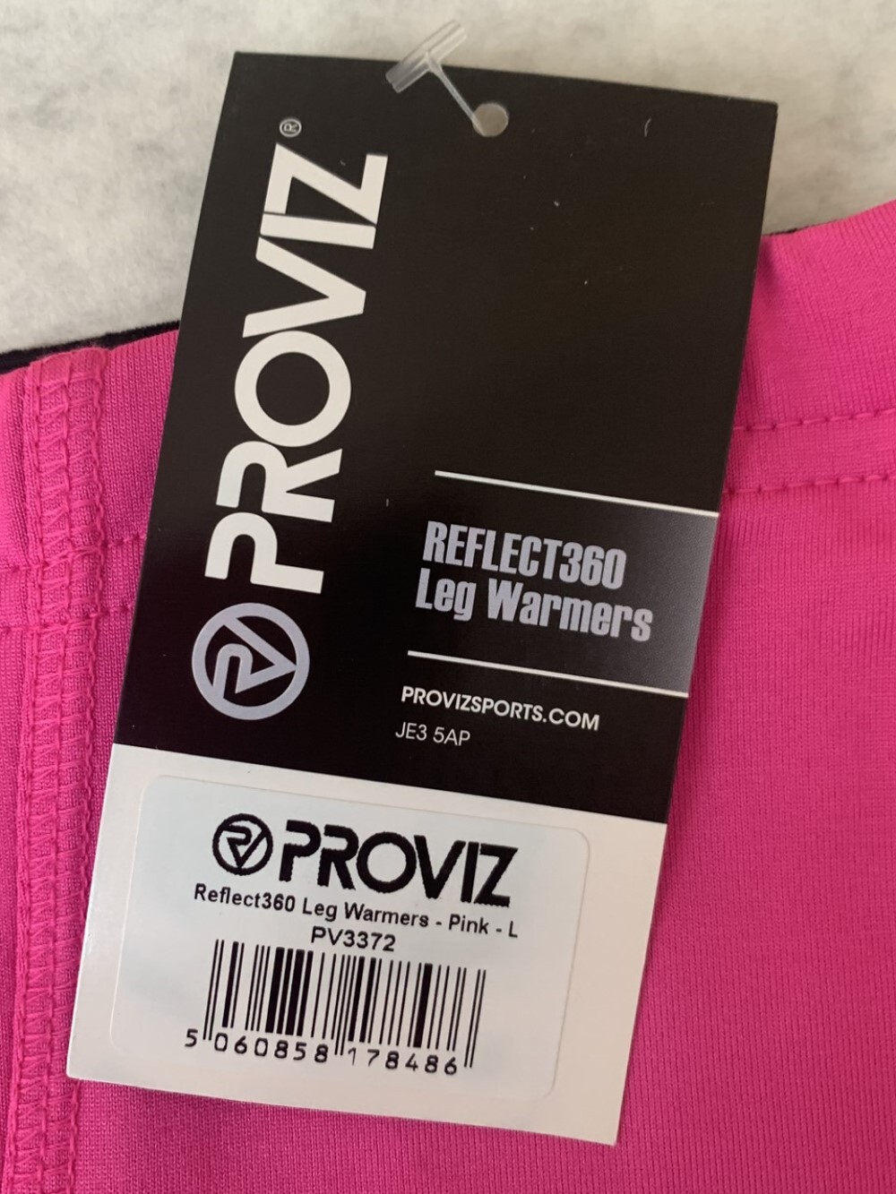 Proviz PV3372 REFLECT360 Reflective Leg Warmers in Pink Choose Size