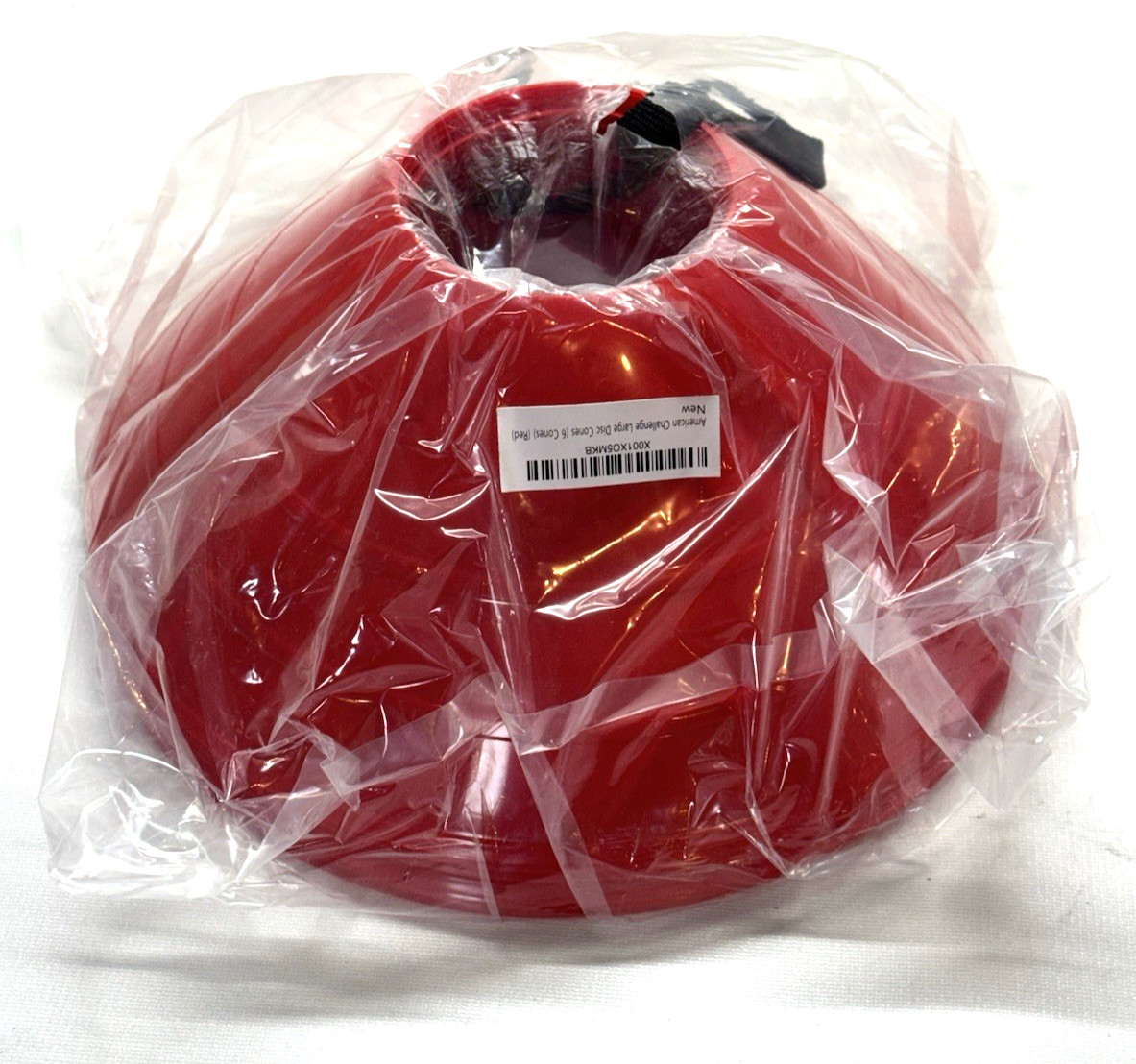 *12PCS* American Challenge Large Disc Cones with Carry Strap, Red