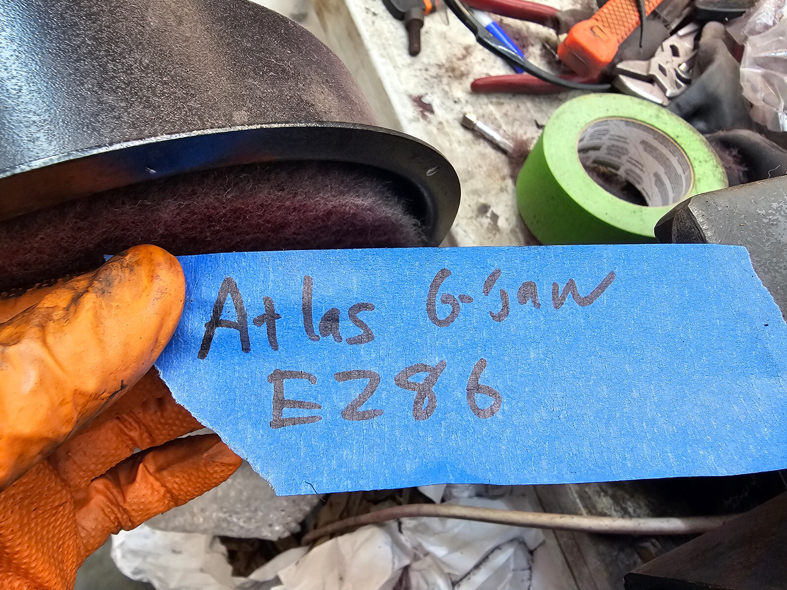 Pratt Burnerd Atlas Easy Set 8" 6-Jaw Lathe Chuck EZ86 2-Piece Jaws Flat Back