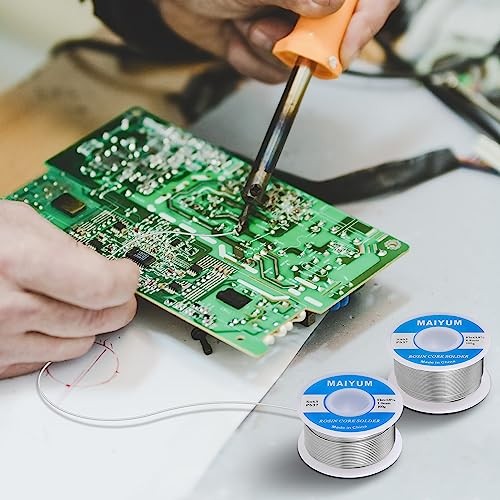 63-37 Tin Lead Rosin Core Solder Wire for Electrical Soldering () 0.8mm 100g