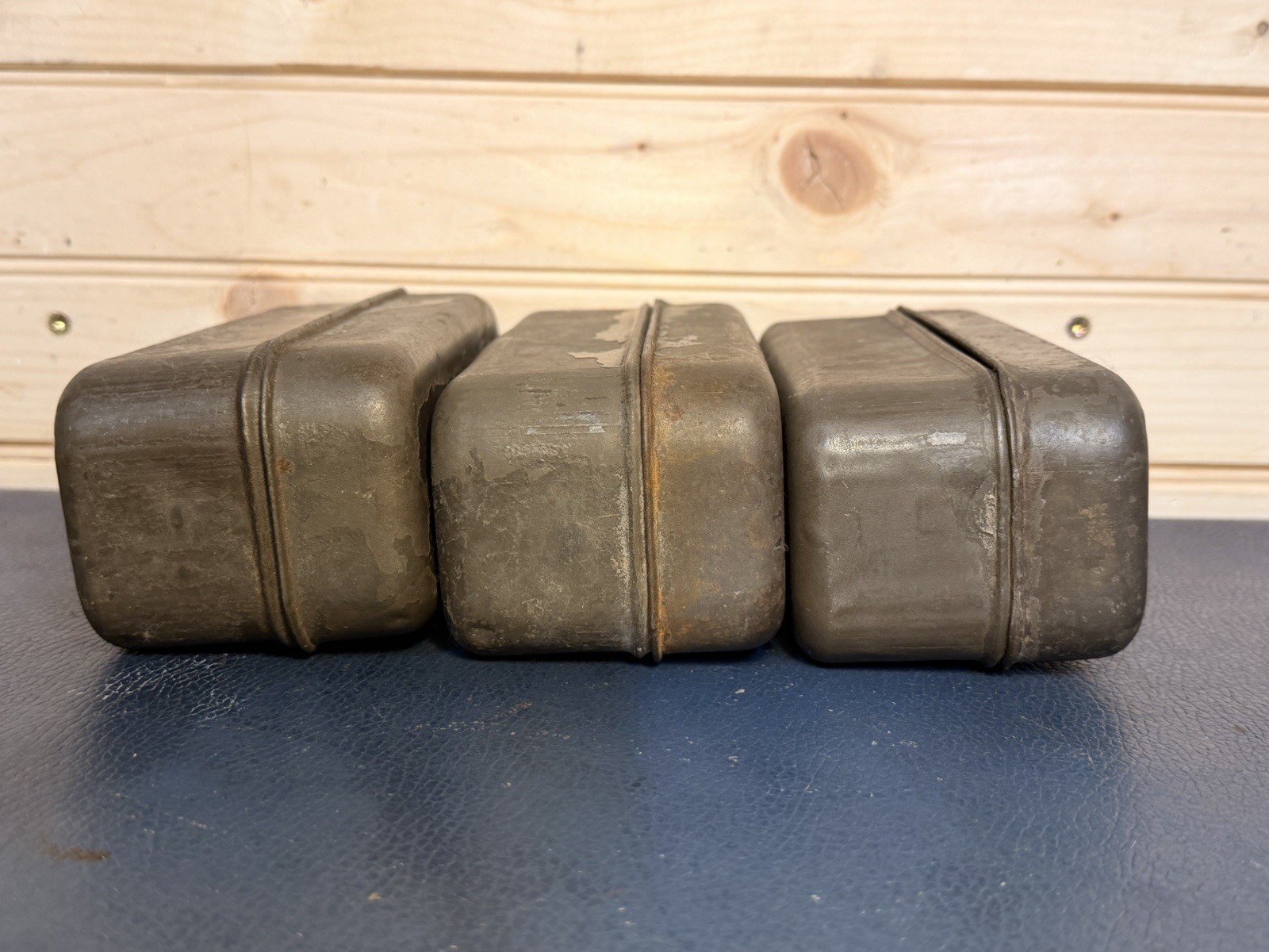 1 WW1 US Army Navy Soldier Doughboy MODEL OF 1916 S&B 1918 Bacon Pork Ration Tin