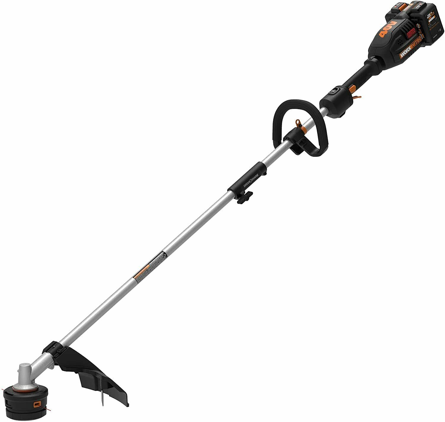 WORX WG186 40V NITRO 15" Cordless Attachment-Capable Drivershare String Trimmer