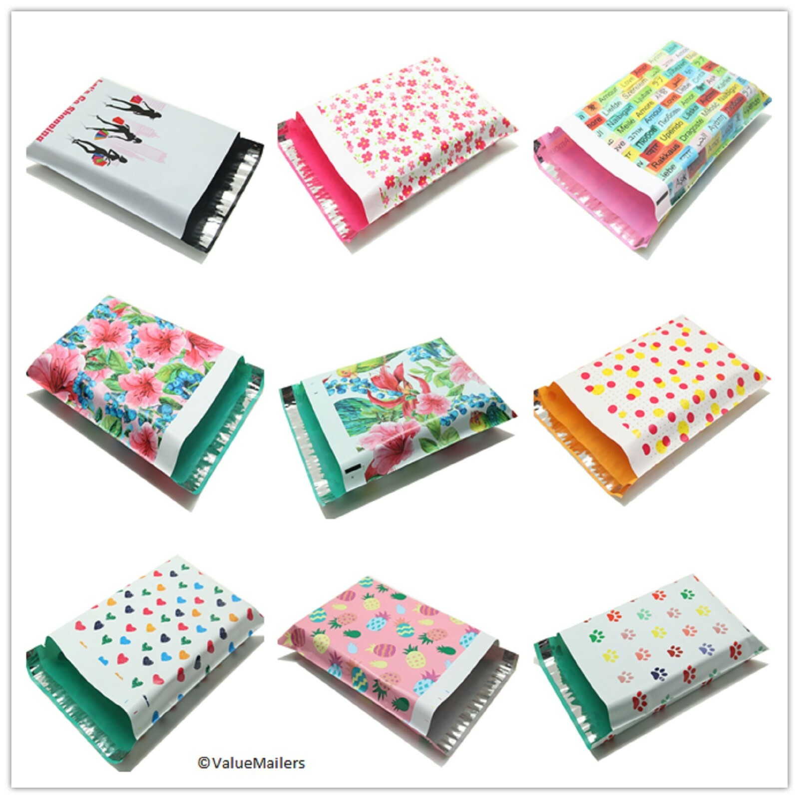 10x13 Poly Mailers Shipping Bags Envelopes White Premium Design Bag 100 To 10000