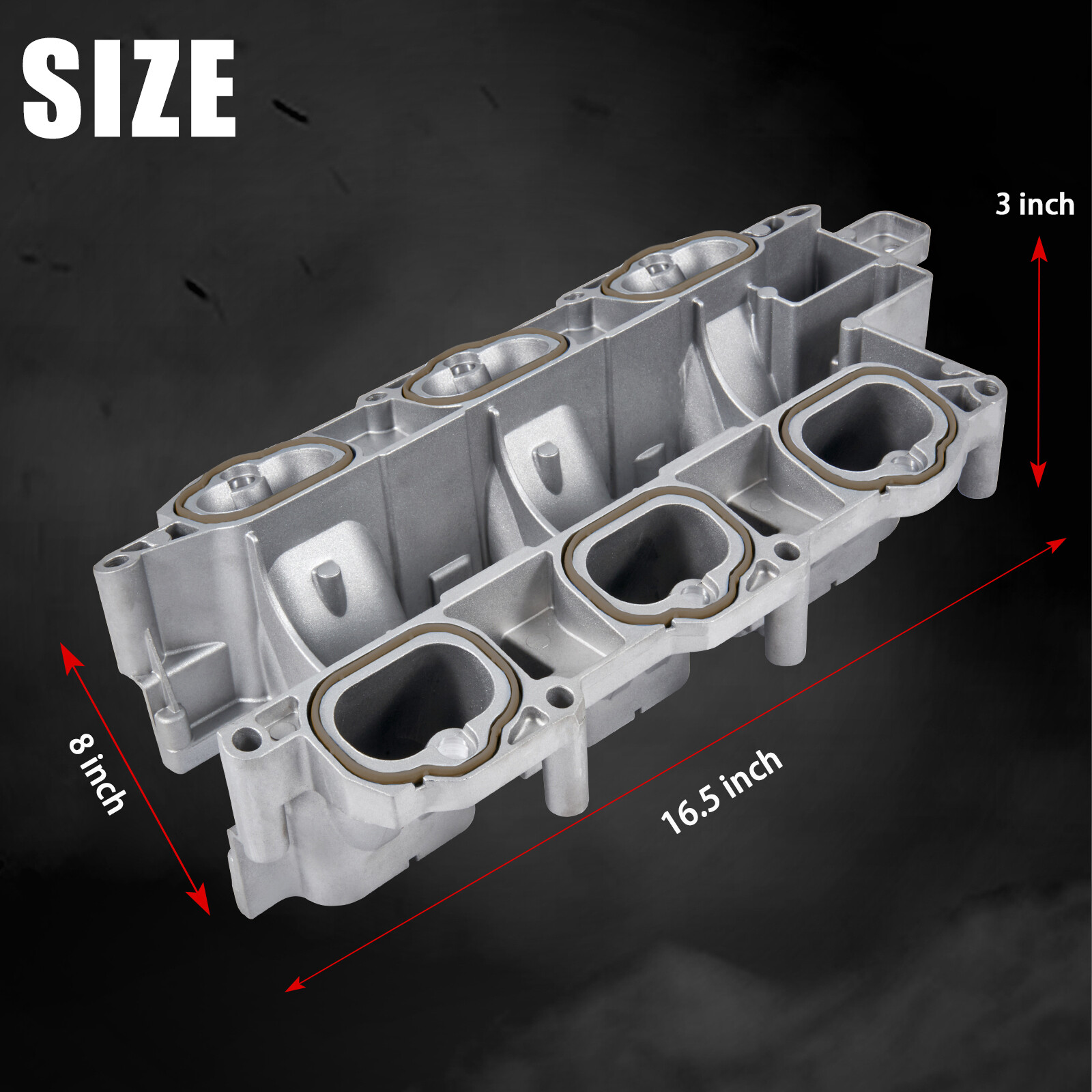 Full Aluminum Lower Intake Manifold For 2011-2020 Chrysler Dodge RAM Jeep V6 3.6