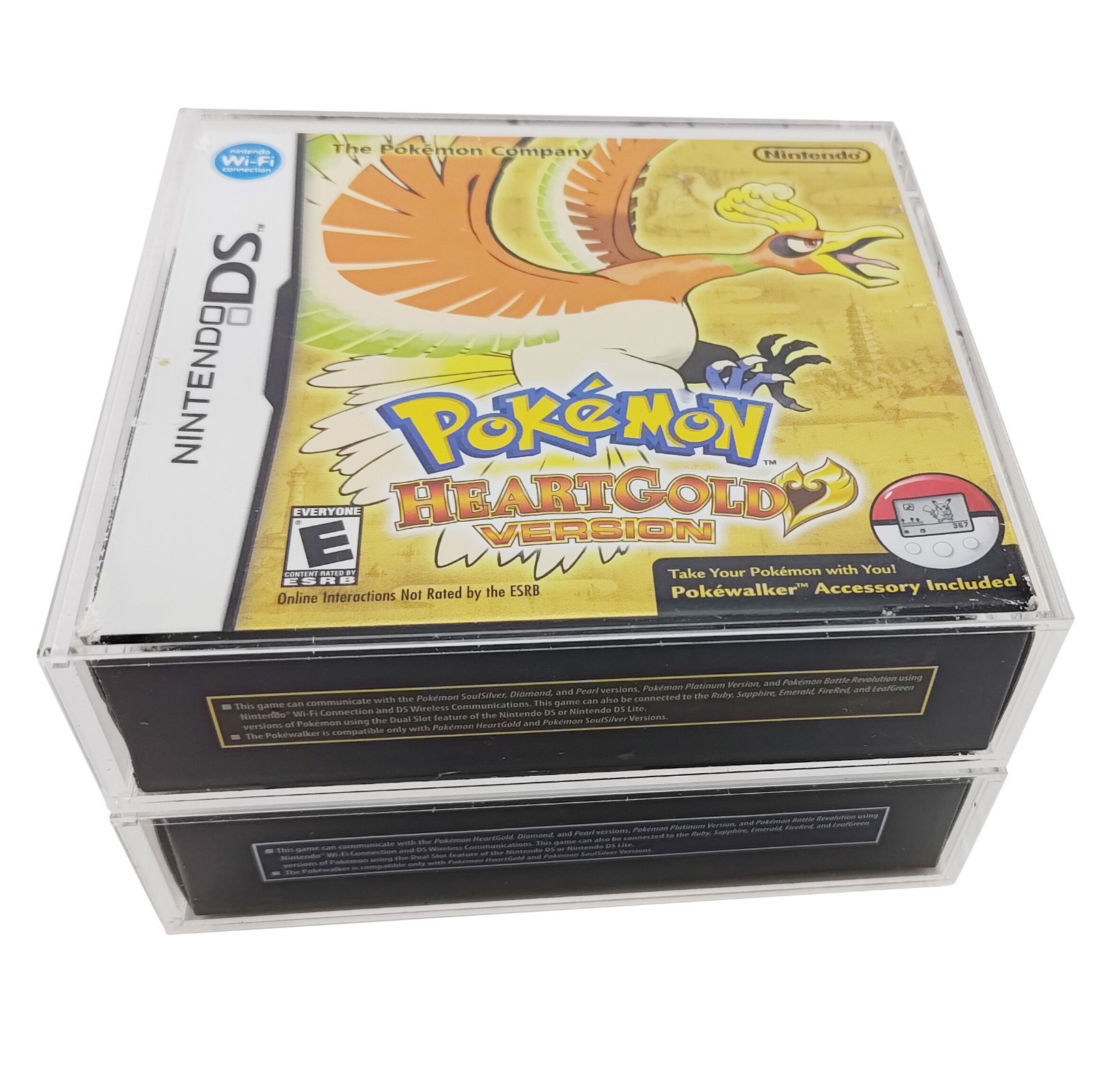 Display Case & Box Protector for Pokemon Heartgold / Soulsilver NTSC Only