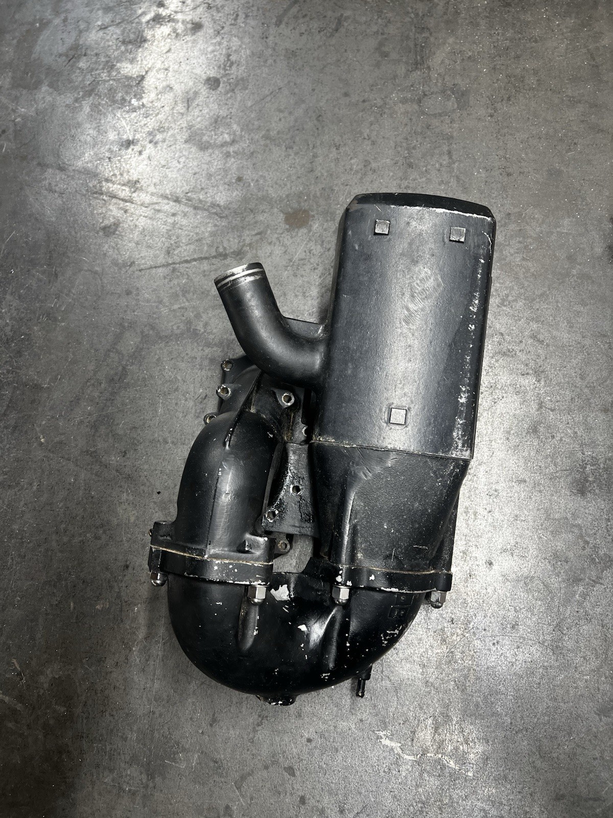 1990 Kawasaki Jet Ski 550 SX JS550 MUFFLER EXHAUST PIPE SILENCER BREAD BOX