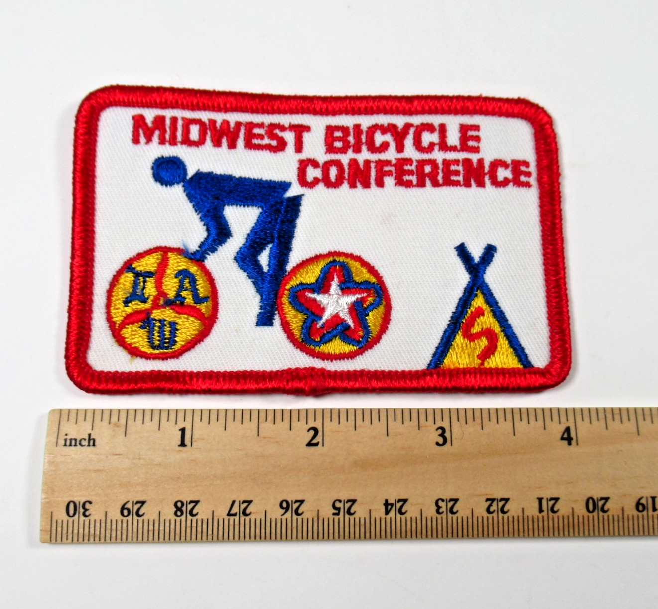 League of American Wheelmen Midwest Bicycle Conference Vintage Patch