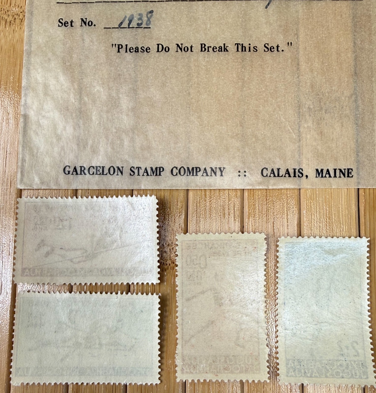 1938 YUGOSLAVIA Stamp Set 4 Varieties #B70-B73 BALKAN GAME Original Glassine Env