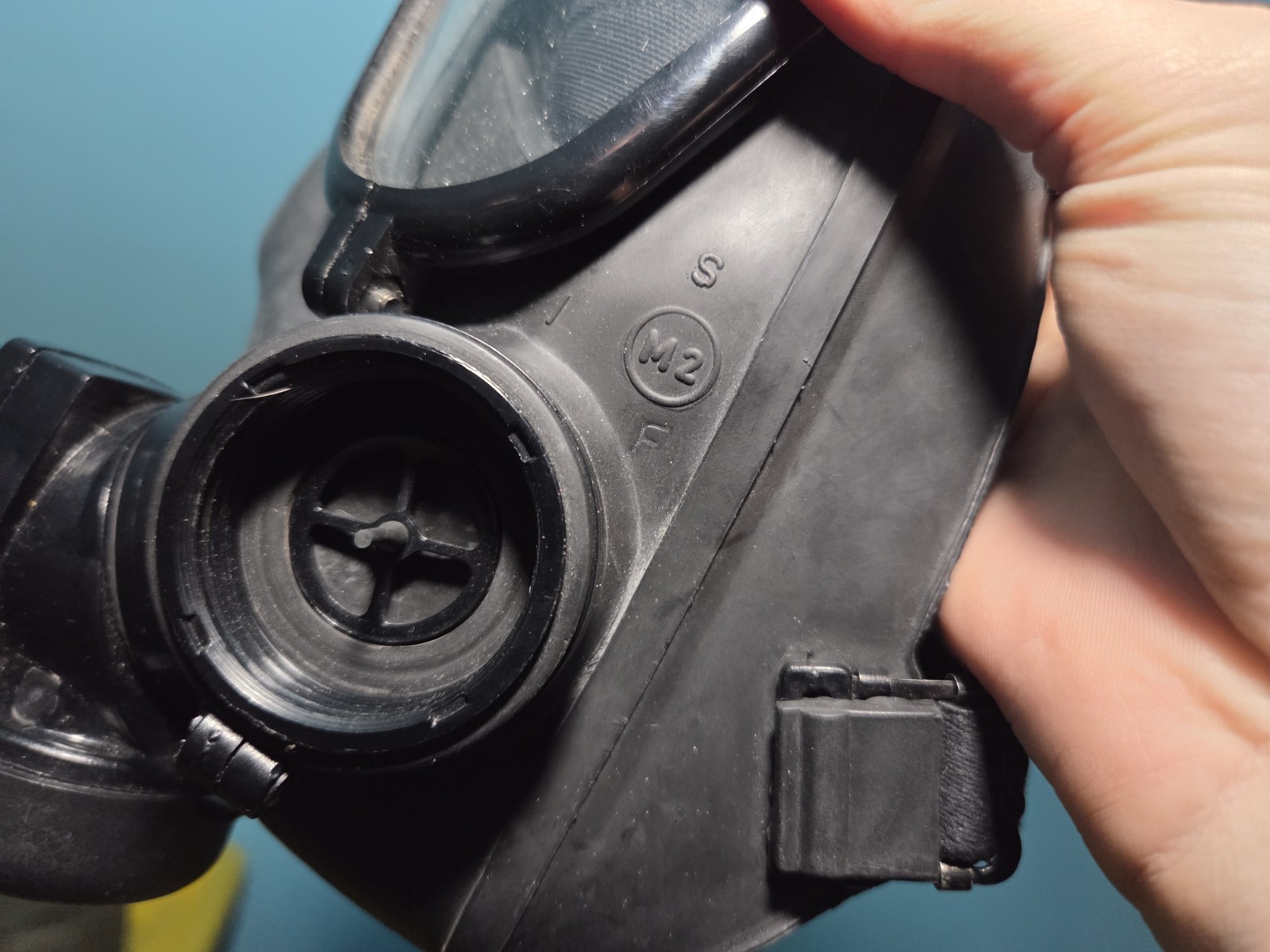 Serbian M-2F Phonics Gas Mask Rare Cold War Yugoslavia