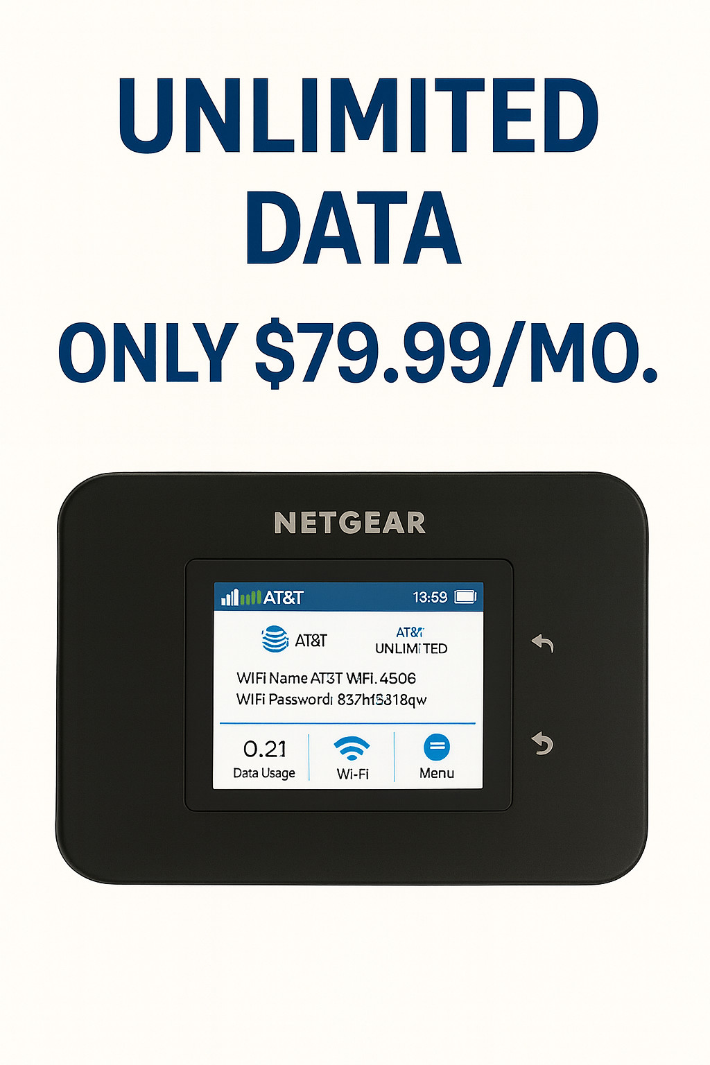 🔥Netgear 815S Hotspot with AT&T or T-Mobile Unlimited Data | 3-Day Free Trial |
