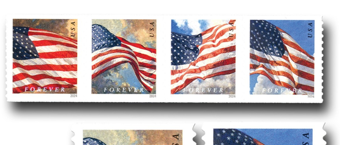 50 US Flag Forever Postage Stamps