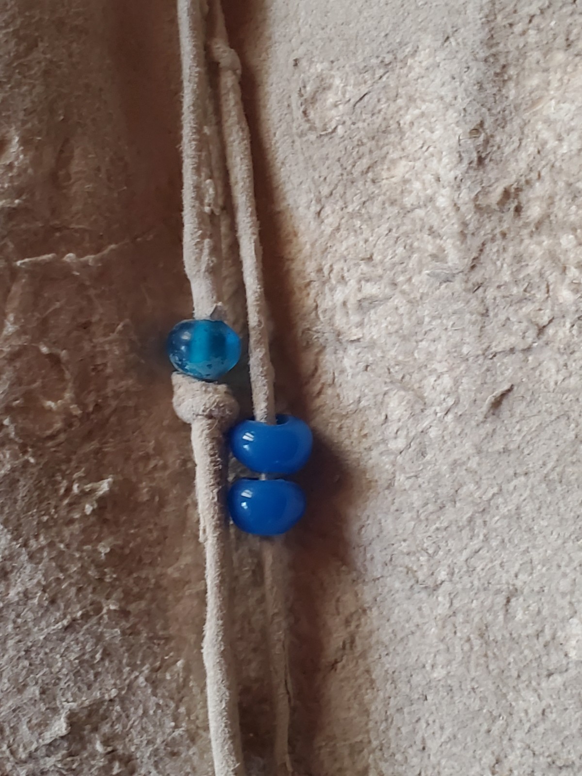 Antique OLD Native American plains Indian womans dress hide 19th c.