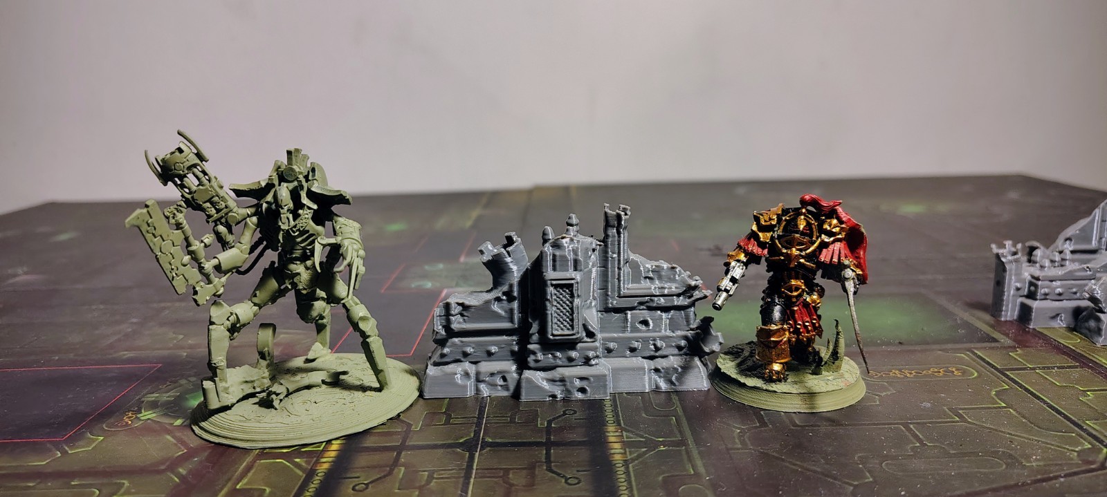 5 Piece Ruin Terrain Set Perfect For Warhammer 40k Kill Team Trench Crusade
