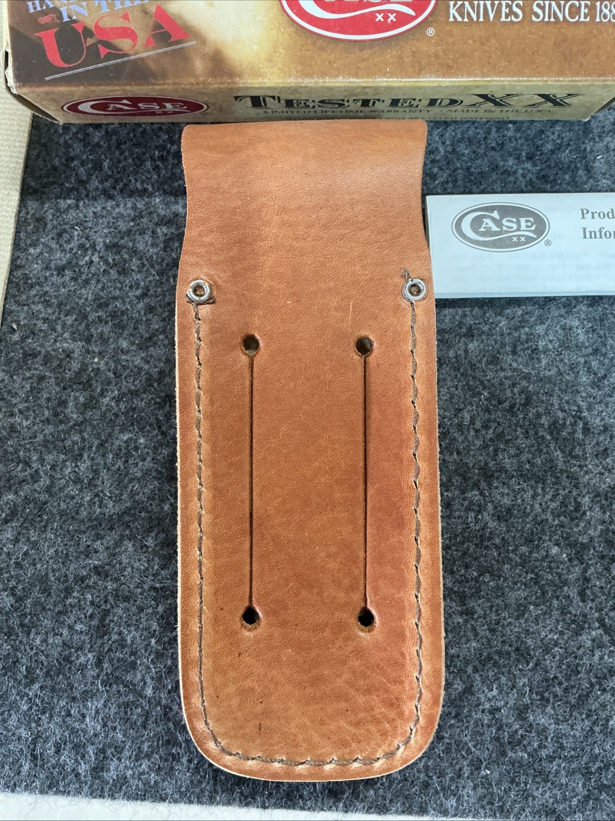 CASE XX BROWN leather sheath folding hunter 6265 5265 6165 5165 “Brand New”