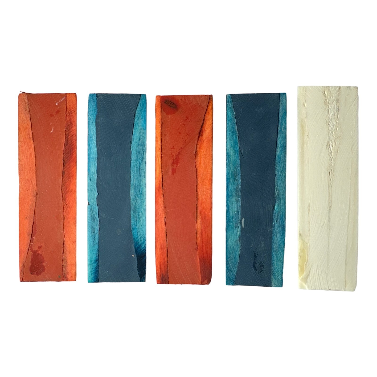 Camel Bone Scales Knife Handle Making Blanks 5", DIY Set of 2 Scales Smooth