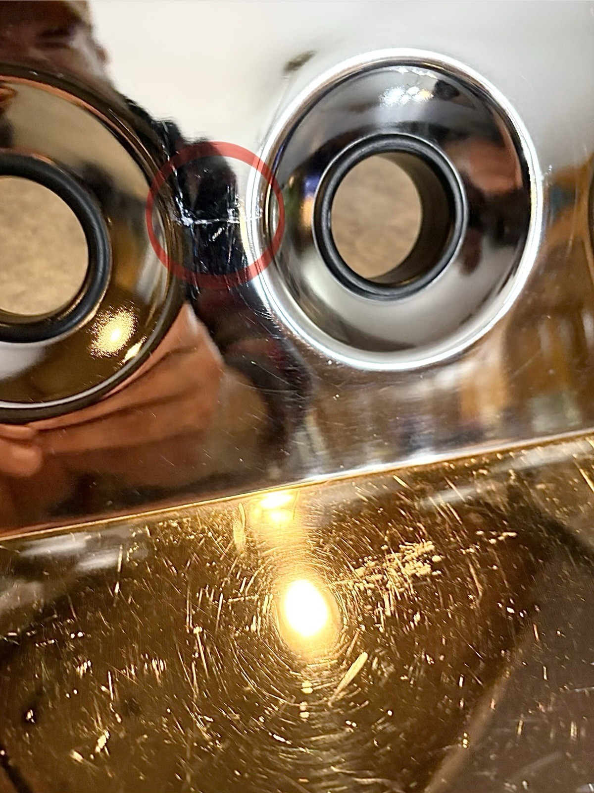 Vintage Mid Century 1960s 70s Geometric Free Floating Chrome Wine Rack Holder