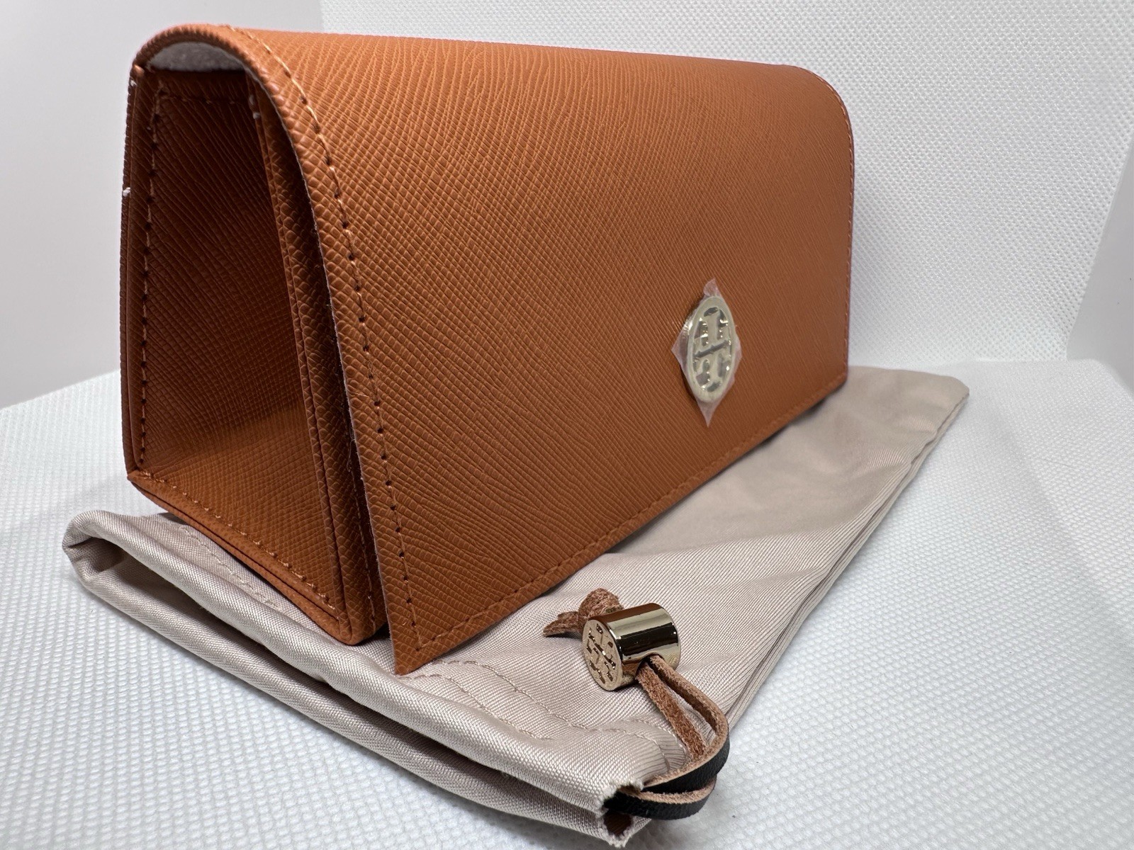 New TORY BURCH Eyeglass Case with Dust Bag