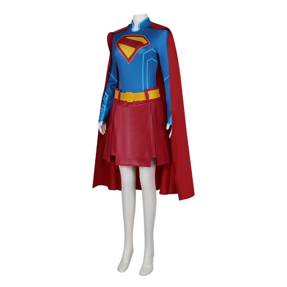 Cosplay Supergirl Woman of Tomorrow Costumes Cloak Superhero Halloween Suits