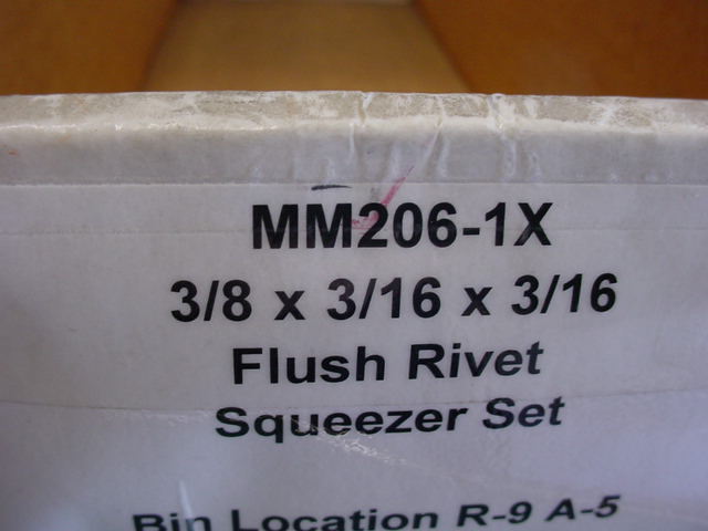 2x NEW Aircraft Tool Flush Rivet Squeezer MM206-1X 3/8 x 3/16 x 3/16 USA MADE