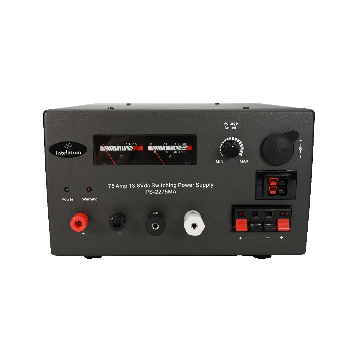 Intellitron PS-2275MA 75amp Switching Power Supply with Voltage Meters