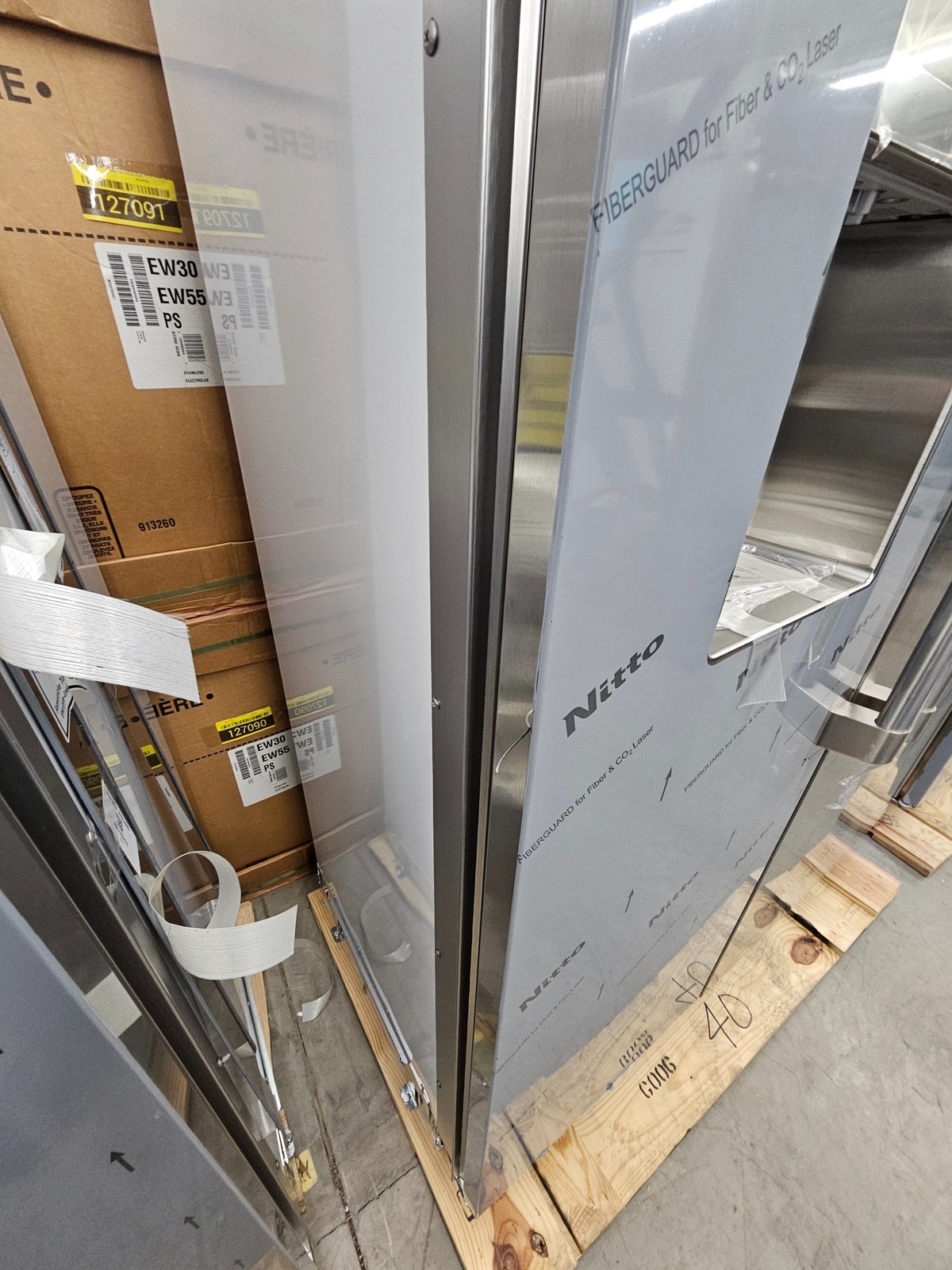 GE Café CSB48YP2NS1 48" Stainless Built-In Side/Side Refrigerator NOB #150030