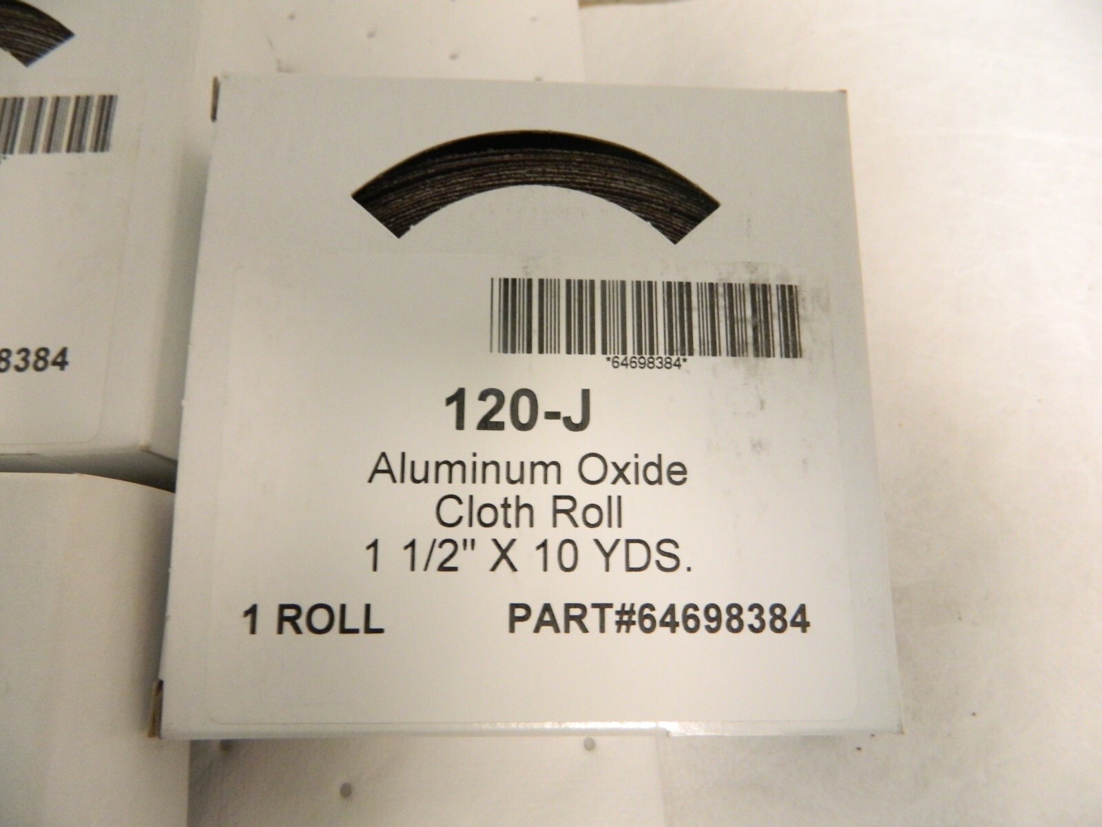 Pro 1-1/2″ x 10 Yd 120 Grit Aluminum Oxide Shop Roll Qty 5 64698384