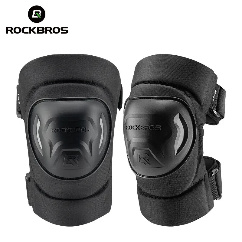ROCKBROS Motorcycle Knee Pad Windproof Warm EVA Protective Gear Shockproof 1 SET