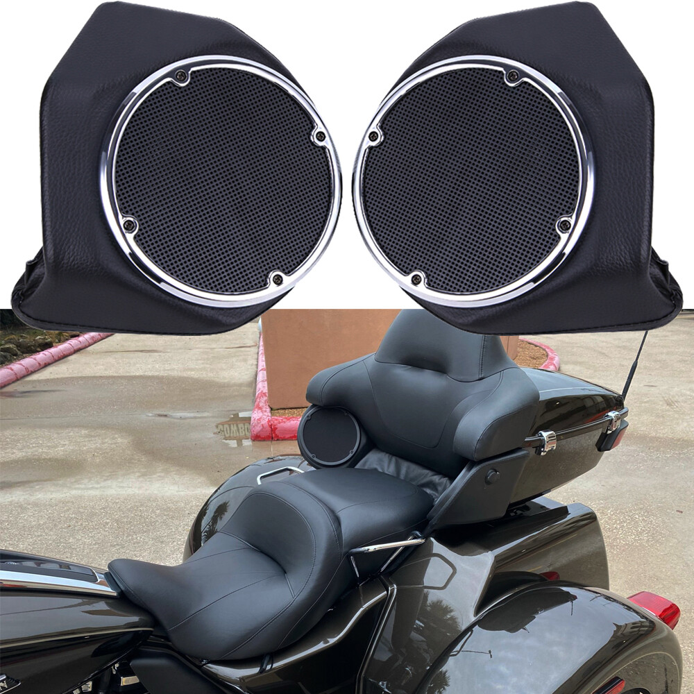 Rear King Rear 6.5" Speaker Pods For Harley Road Electra Glide Tour Pak Pack