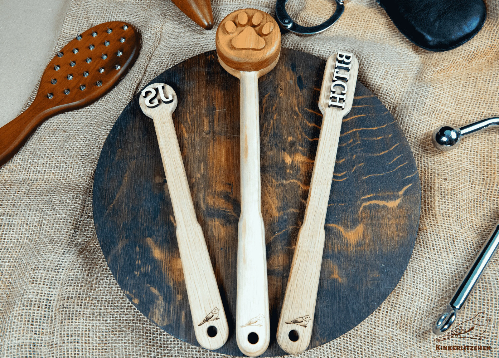 Branding Paddle BDSM Spanking Marking Adult Toy Impact Play