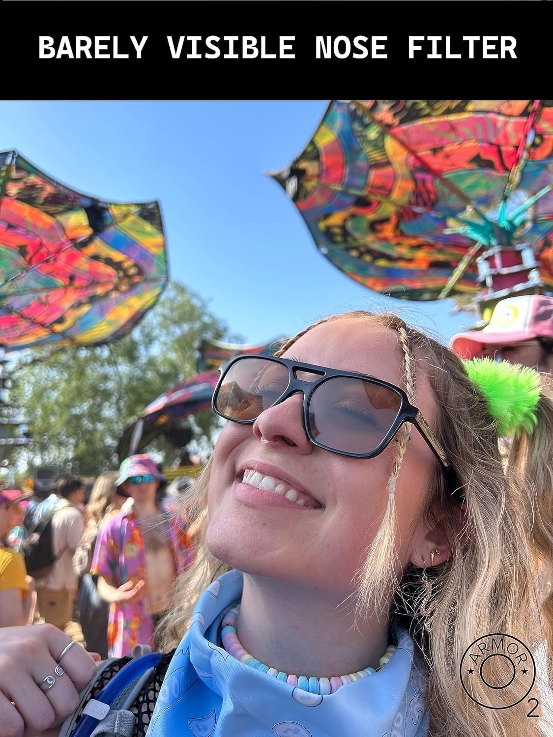 O2 Armor Nose Filters for Welders & Allergies - Nose Filter for Dust - Nasal Fil