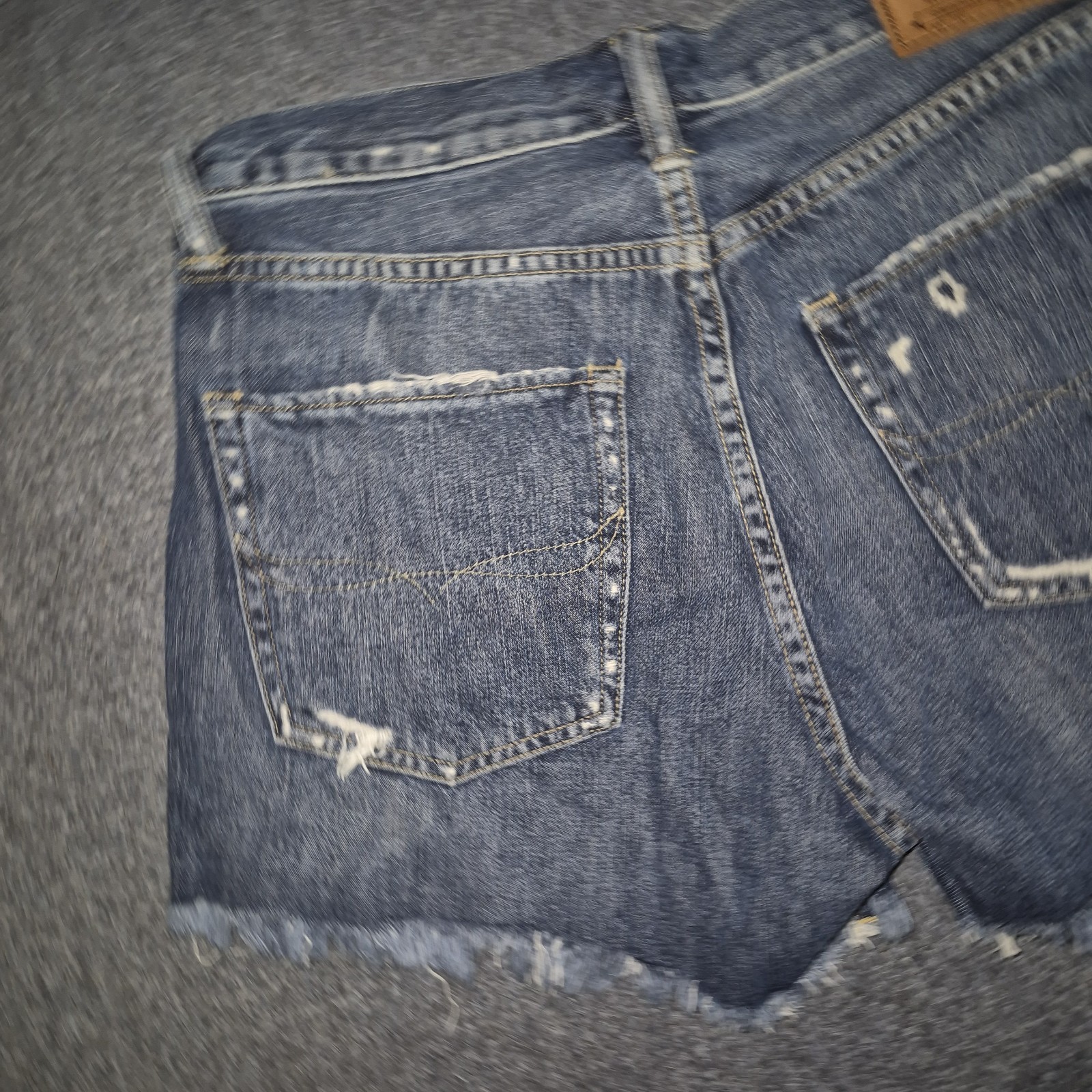 Women's Polo Ralph Lauren Crosby Denim Distressed Shorts High Waist Sizes 25-32