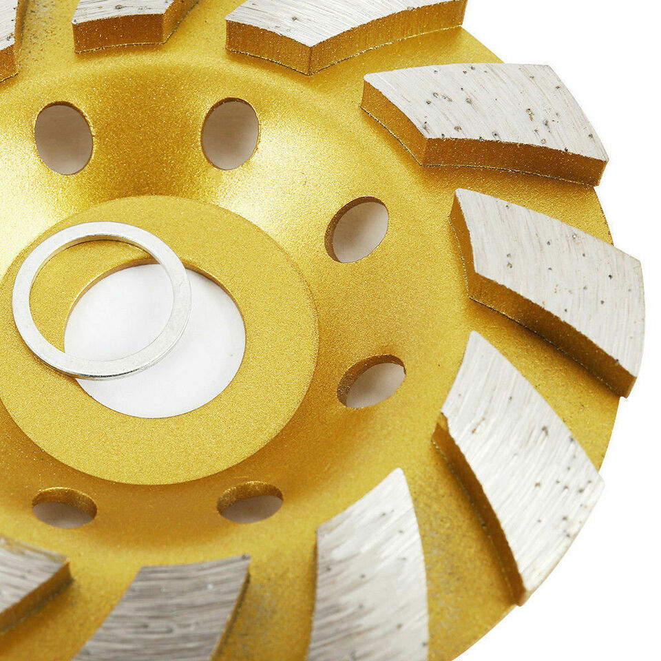 4 inch Diamond Segment Grinding Wheel Disc Grinder Cup Concrete Stone Cut 4" USA