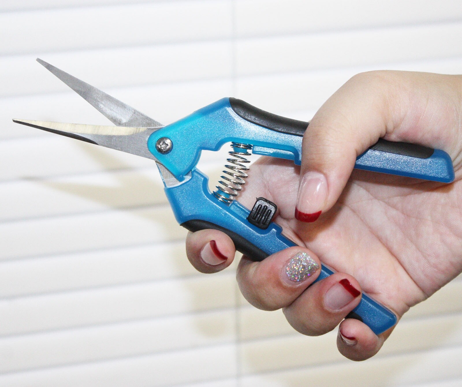 Curved Blade Trimming Scissors Hydroponics Leaf Bud Sharp harvest trimmer