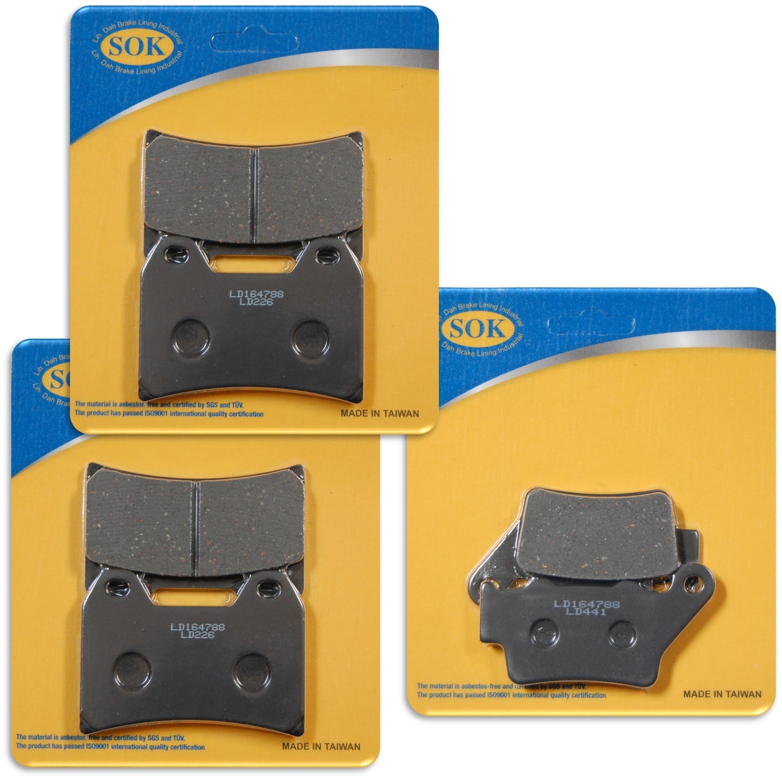 FRONT&REAR BRAKE PADS fit KTM 790 Duke 2018-2024 Duke790