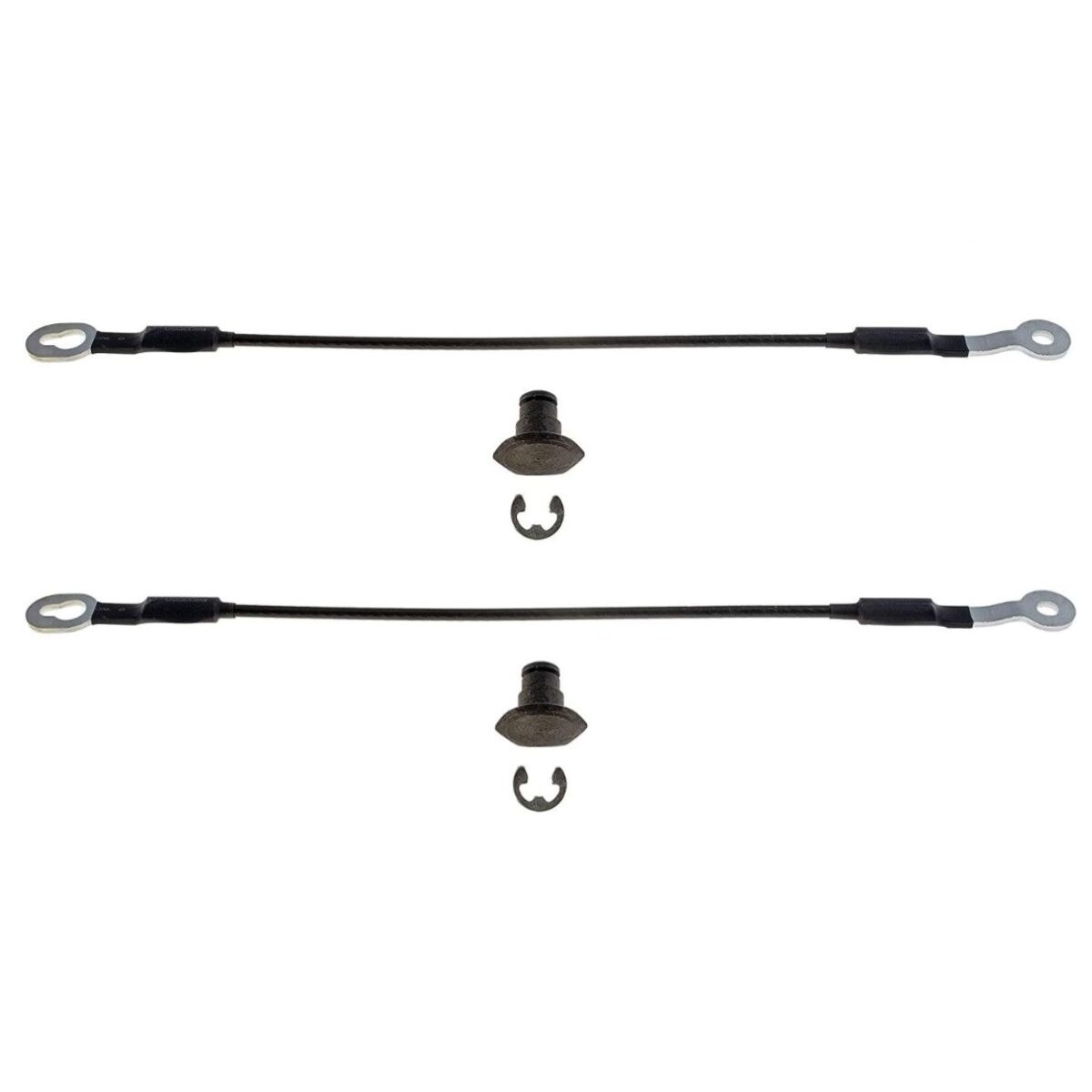 2 NEW Rear Tailgate Cables Straps w/ Bolt for 1994-2004 CHEVY S10 GMC SONOMA