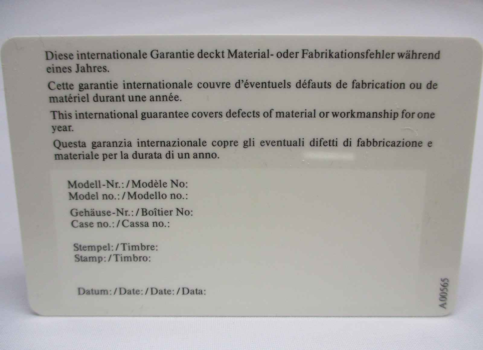 Rare IWC Watch & Chronograph Guarantee & Service Books + Open Guarantee Card