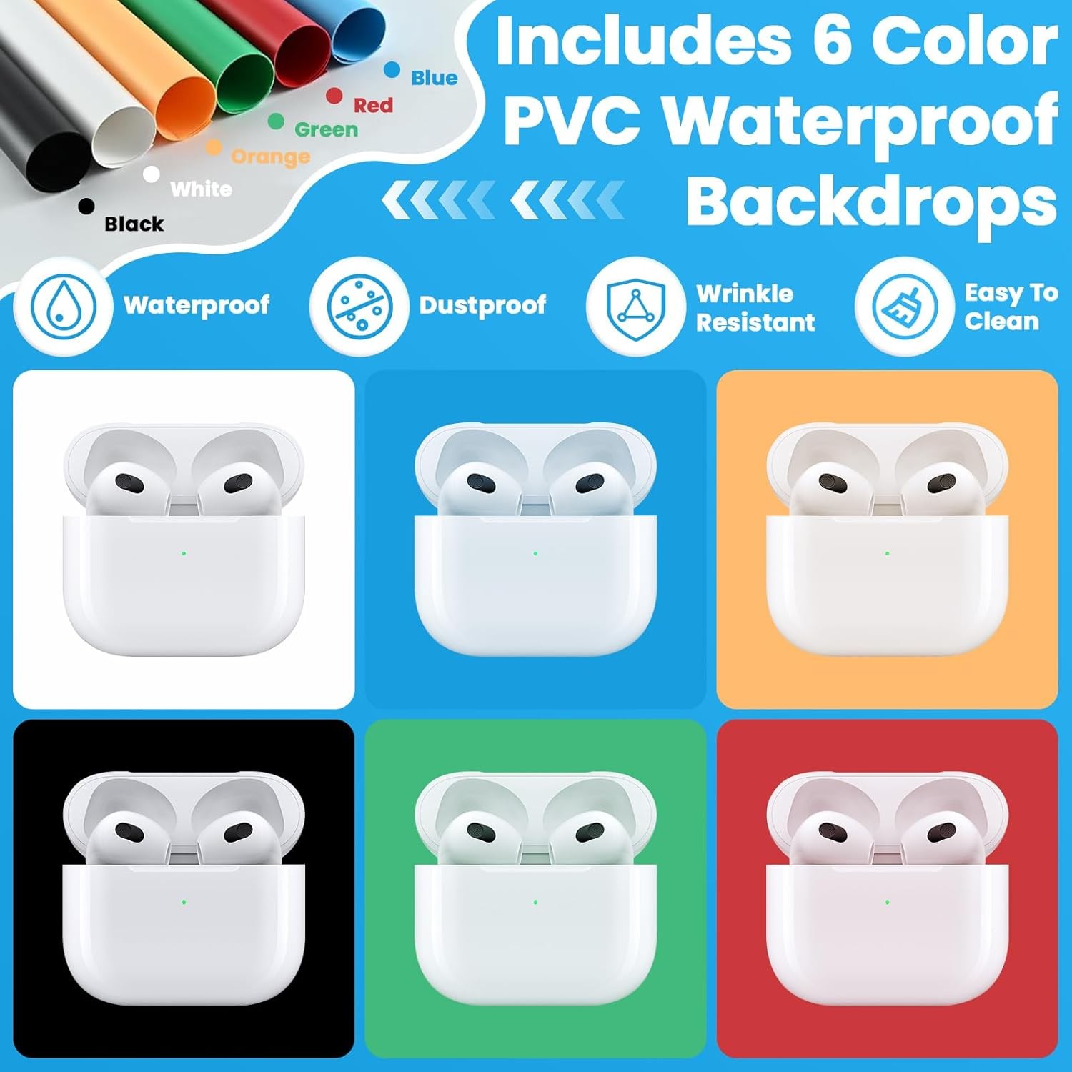 Light Box,Light Box Photography,16"x16"Photo Box,Photo Light Box 120 LEDs Lights