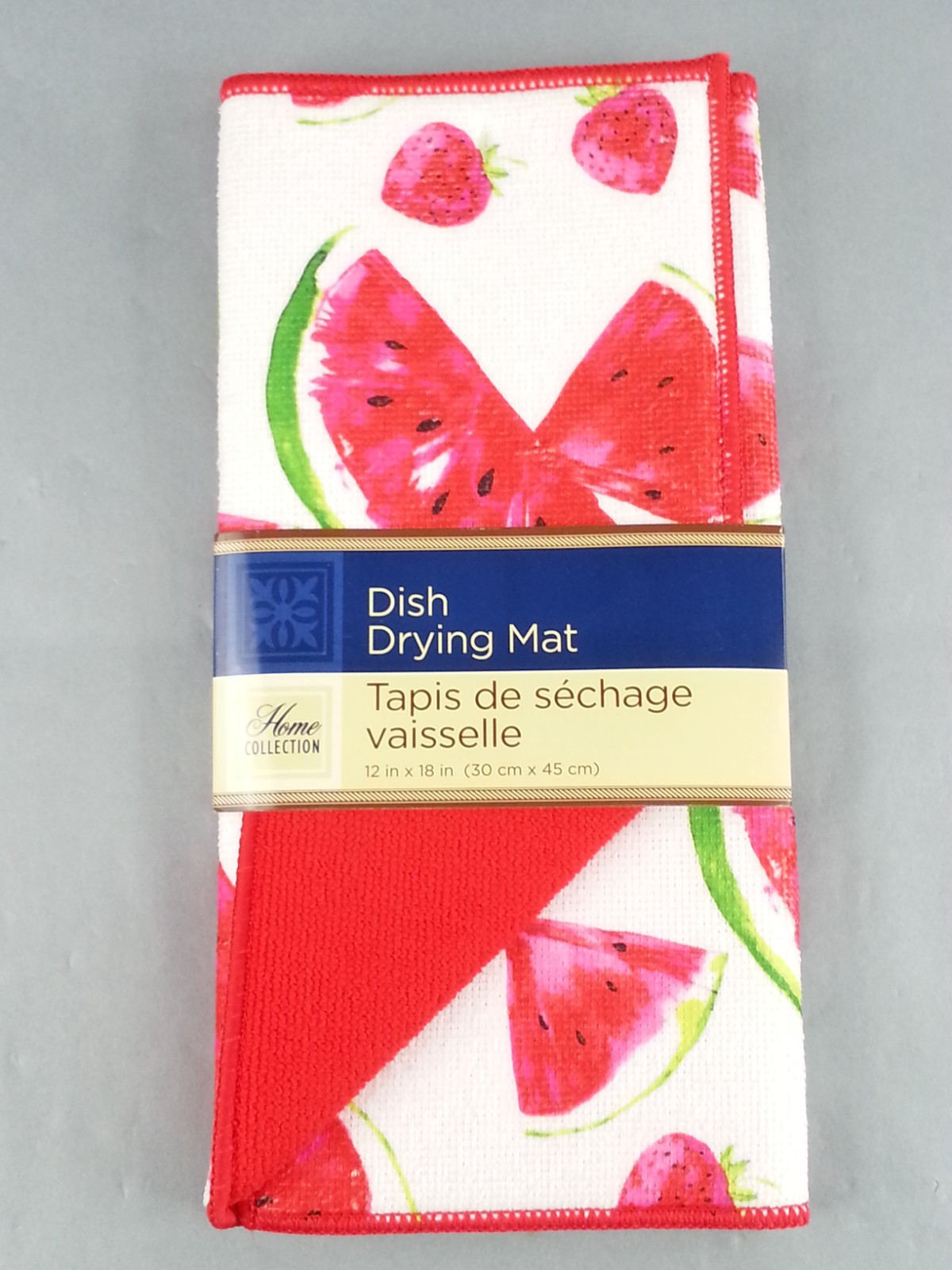 NEW NWT 2 Piece Dish Drying Mat Watermelon