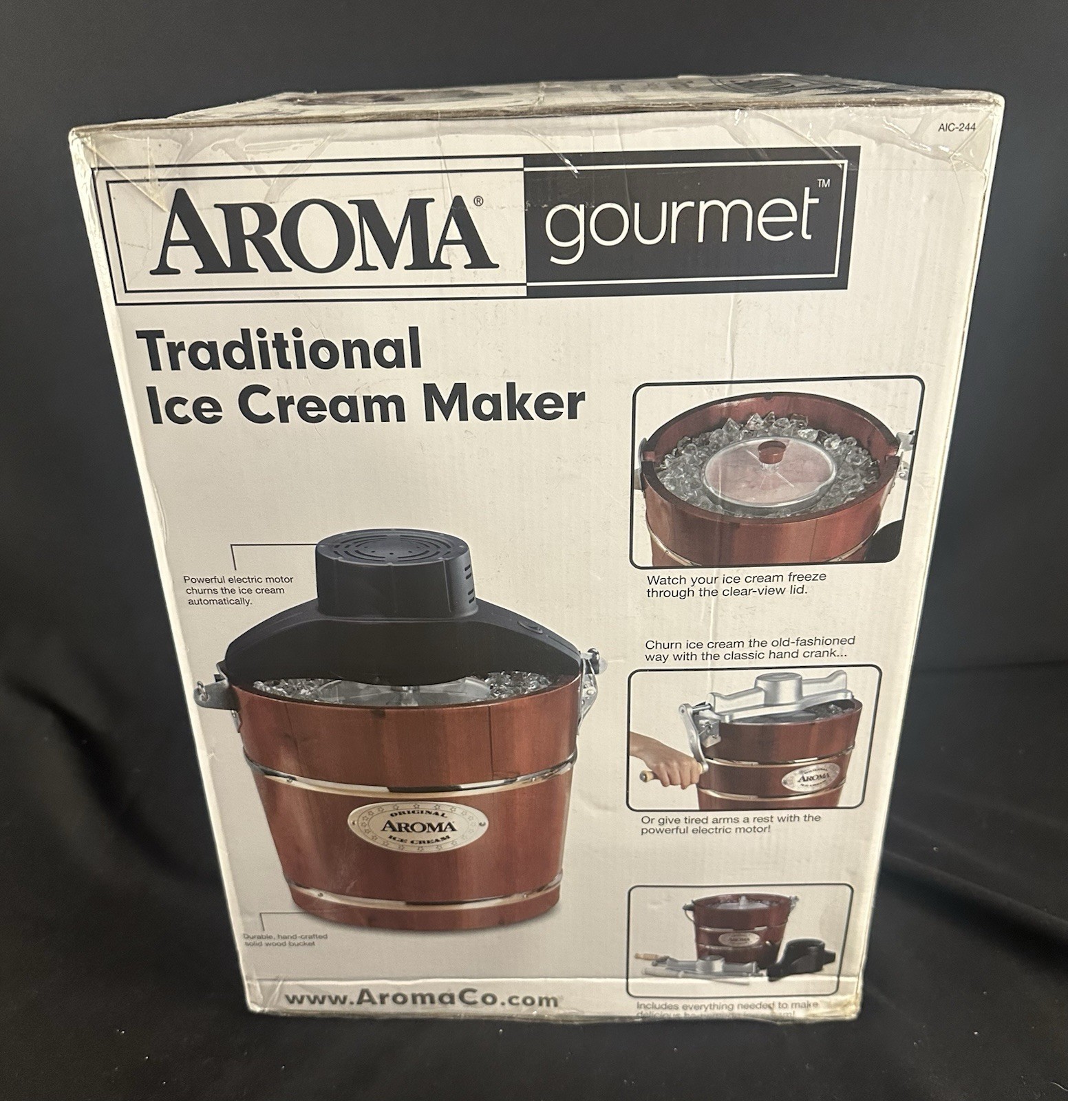Aroma Gourmet Traditional Ice Cream Maker