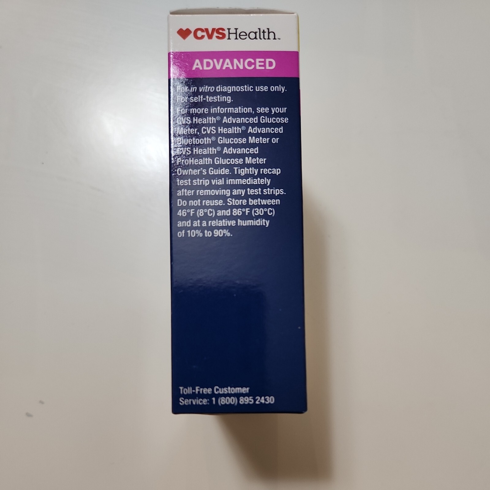 CVS Health Advanced Diabetic Test Strips 200ct Exp 2024+