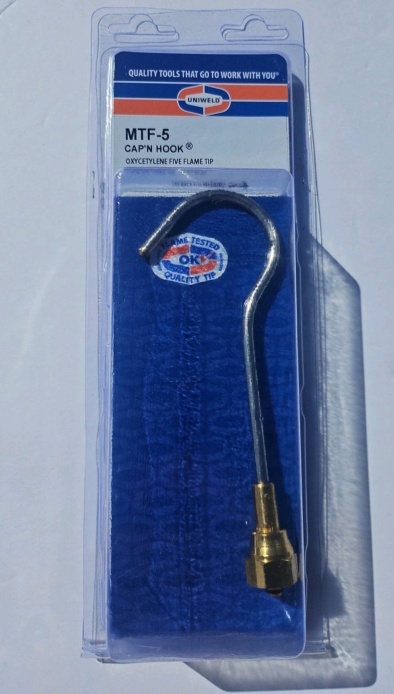 Uniweld MTF-5 Capn Hook Tip (5 Flame) Acetylene