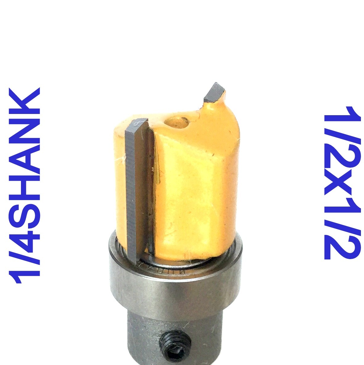 1 pc 1/4" Shank with Top Bearing Dado 1/2x1/2 Blade Flush Trim Pattern Bit G
