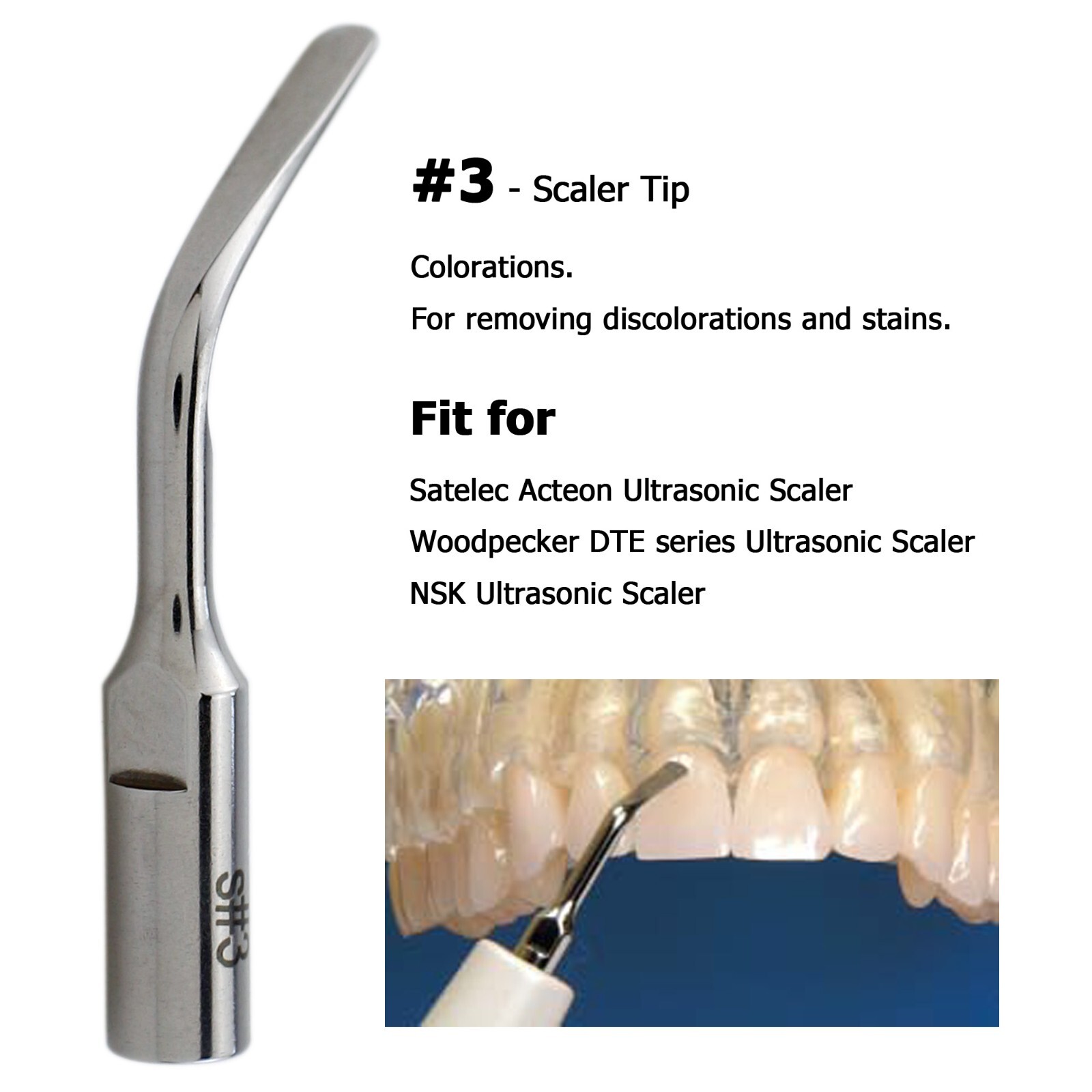 Dental Ultrasonic Satelec Piezo Scaler Tips ACTEON Piezotome Cube Surgery Tips